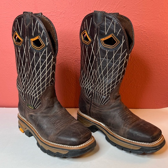 Toro Leather Work Boots Size 6 main image 2